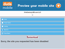 Tablet Screenshot of 21stcenturyled.com